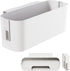 Bedside Organzier Caddy Hanging, Plastic Bunk Bed Shelf with Hooks, Large Storage