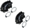 New W10445975 Dishwasher Pump Hose, Compatible with Whirlpool Pumps, Includes Two Hoses and Four Clamps
