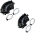 New W10445975 Dishwasher Pump Hose, Compatible with Whirlpool Pumps, Includes Two Hoses and Four Clamps