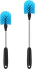 Stainless Steel Water Bottle Brush, Long Handle Scrubbing Brush for Cleaning Bottles, 2 Pack