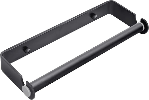 PEDORUBY Under Cabinet Paper Towel Holder, Adhesive or Drill Mount Paper Towel Holder,