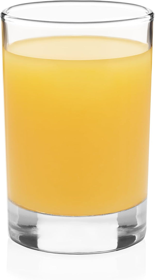Libbey Fruit Juice Glasses, Heavy Base Glass Drinking Glasses Set of 8,