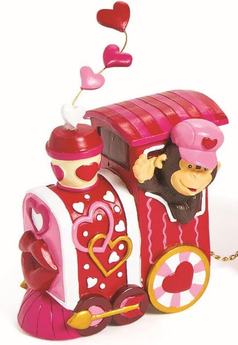3 Set Valentine Tabletop Love Express Train - Cute Piece - Valentine's Day Home Decor and Centerpieces