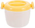OSALADI 1L Microwave Rice Cooker: Mini Steamer with Keep Warm Function for Soups, Stews, Grains, Oatmeal, Yellow