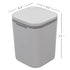 Recycled Tiny Desktop Trash Can, Car Waste Can, 0.5 Gallon, Gray