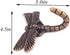2pcs Dragonfly Coat Hooks, Decorative Wall Mounted Hanger Hook for Home Handbag Key Towel Bathrobe (Bronze)