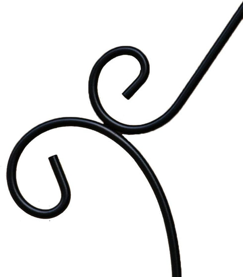 Iron Hanging Display Stand for Art, Photo Holder, Industrial Style Metal Stand for Books, Bowls, Platters (2 Pack)