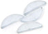 MY MIRONEY 4Pcs Zinc Alloy Mirror Clips, Floating Glass Clip Clamps for Wall-Mounted Bathroom Mirrors