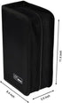 CCidea CD Case DVD Storage Holder, 128 Capacity Organizer, Portable Plastic Protective Carrying Binder for Home Travel