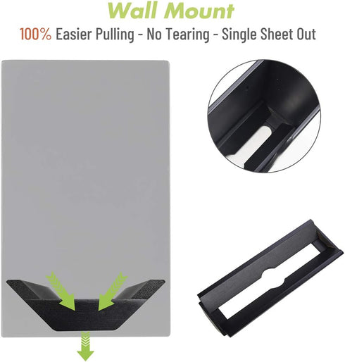 Commercial, Countertop Bamboo Paper Towel Dispenser, Paper Towel Holder for Kitchen Bathroom Toilet of Home and Wall