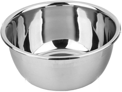 meleg otthon Stainless Steel Bowl, 3QT Heavy Duty Salad Bowl, Metal Basin, Dishwasher Safe with Mirror Finish