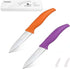 Paring Knife Set of 2 - 3.7 Inch Stainless Steel Fruit and Vegetable Knife, Dishwasher Safe with Comfortable Handle