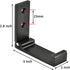 Folding Coat Hooks - Foldable Wall Hooks for Hanging, Pack of 4 Aluminum Alloy Cloth Hanger