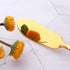 Stainless Steel Cheese Dessert Knives, Set of 6, Breakfast Butter Knife, Slicer Sandwich Spreader (Gold)