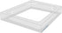 Queen Size Box Spring Cover with Smooth Elastic Woven Material, Dustproof, Washable, White, Wrinkle & Fading Resistant