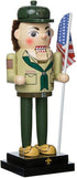 Kurt Adler 12.5" Nutcracker - Wooden Boy Scout