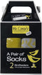 Yellow Finch Sock Feeders - Pair of Socks, 2pk, Seed-Filled All-Season Feeders, 24oz Total