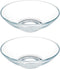 Clear Glass Bowls - 15oz Cereal, Pasta, Soup, Dessert, Salad, Mixing Bowls, 7 inch Set of 2