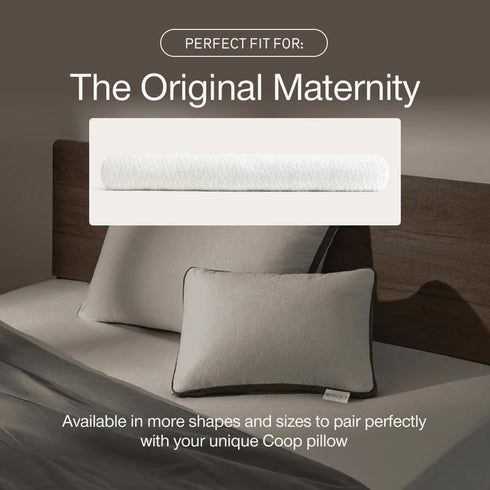 Coop Home Goods Ultra-Tech Waterproof Maternity Pillow Protector Zippered Cover for U-Shaped Maternity Pillows