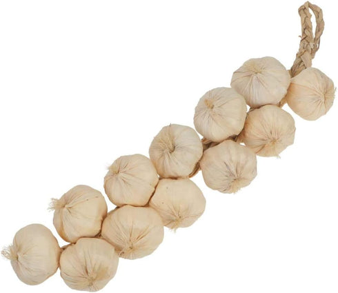 2 Pack SpeedDa Kitchen Garden Indoor Decor Artificial Garlic Strings for Home Office Decor
