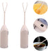 2pcs Electric Hand Held Egg Mixer, Mini Blenders, Hand Crank, White Plastic, Cake Frother