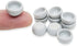 " Inch Diameter White Round Ceramic Sauce Bowls, Set of 10 Pieces Miniature Tableware