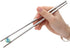 Devico 18/10 Stainless Steel Metal Chopsticks Set, Reusable, Dishwasher Safe (5 pairs)