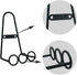 Metal Easel Photo Holder for Wall Hanging Display Rack, Plate Stand Holder for Books, Bowls, Platters (4, 6"x3.5"x3")