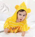 Gneliwm Swimming Kids Hooded Beach Towel Poncho Children Bath Towel Wrap Cotton Animal Pattern Toddler Pool Shower