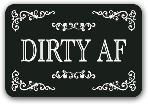 QMMD Dishwasher Magnet Clean Dirty Sign, Hella Clean and Dirty Magnet for Dishwasher