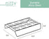 Nifty Ice Cream Cone Cupcake Baking Rack – Holds 12 Medium & Large Cupcake Cones, Non-Stick, Dishwasher Safe