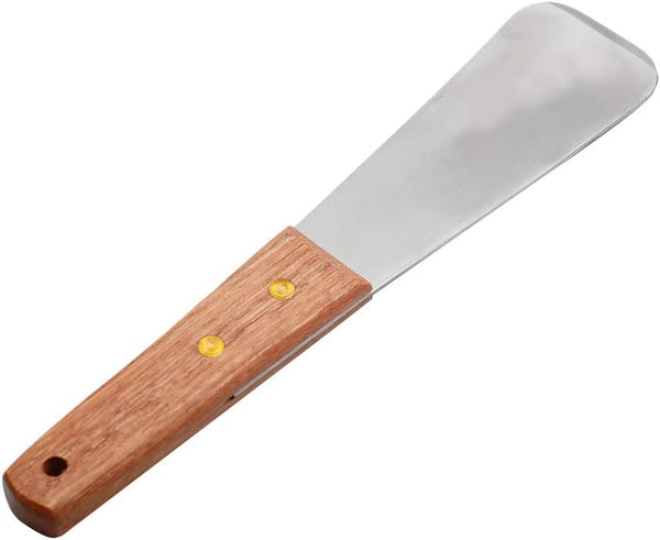 Amgiimor Ice Cream Metal Spade Heavy Duty Stainless Steel Dessert Shovel Wooden Handle