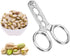 YuanHolumid for Silver Nuts Pistachio Sheller Opener Kitchen Tools Stainless Steel Nutcracker Multi-Function Walnut