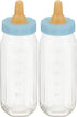 Unique Blue Fillable Baby Bottle Favor - 5" (2 Ct.) - Adorable &
