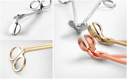 Candle Wick Trimmer, Gold Candle Wick Clipper Scissor for Cutting Wicks