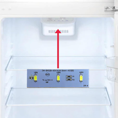 SW-BX02B Refrigerator LED Light Board Replacement for Frigidaire 5304518510 & Magic Chef 3050400025