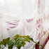FADFAY Elegant White Lace Embroidered Sheer Balloon Curtains, Adjustable Tie-Up Curtain, 1 Panel, 78''*78''.