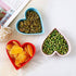 Sizikato Cute Heart Shaped Ceramic Bowl, Salad Bowl, Dessert Bowl, Snack Bowl