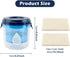 JIANWEI Greek Yogurt Strainer with Lid, Reusable Yogurt Filter with Ultra Fine Mesh Yogurt Strainer to Makes small
