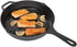 Restaurantware Met Lux 11.75 Inch Cast Iron Skillet, Pre-Seasoned Fry Pan for Indoor/Outdoor Cooking