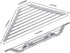 Triangle Dish Drying Rack, Multipurpose Roll-up Drying Rack for Sink Corner, Stainless Steel Dish Drainer Mat (Grey)