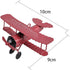 TTKBHHQ 3pc Vintage Metal Planes Model Iron Retro Aircraft Glider Biplane Pendant Model Airplane,Christmas,Home