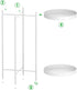 OVICAR Plant Stand Indoor Outdoor - Metal Flower Pot Holder Table Tall Potted Rack Organizer Rustproof Plant Display