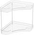 Yieach 2 Counter Countertop,Two Tier Corner Bathroom Organizer,Clear Sink Shelf,Bathroom Corner Organizer and Storage