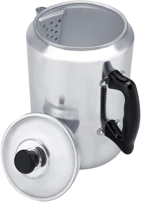 Shipenophy Percolator Coffee Pot, Aluminum Alloy Camping Coffee Maker for Stove Top, Coffee Kettle with Lid