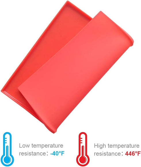 8 PCS Nonstick Silicone Dehydrator Sheets for 12" x 13" Trays, Reusable Mats for Jerky, Fruit, Meat, Vegetables