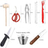 Ymkf Sqqr 32 Hammer,and Set PCS Seafood Tools Include Crab Crackers, Seafood Scissors,Oyster Knife, Shrimp Deveiner