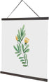 Magnetic Poster Hanger Frame - 24 inches Wooden Frame for Scratch Off Maps, Prints, Photos, Canvas Artwork