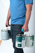 Click & Carry Grocery Bag Holder - Hands-Free Plastic Bag Carrier with Gel Padded Handle, 100lb Capacity