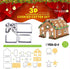 8 Pieces 3D Christmas Snowman Cookie Cutters Stainless Steel Cartoon Biscuit Cutters for Holiday DIY Baking Cake Fondant Sugarcraft Muffin Pastry Bakeware Decoration by Zavaca